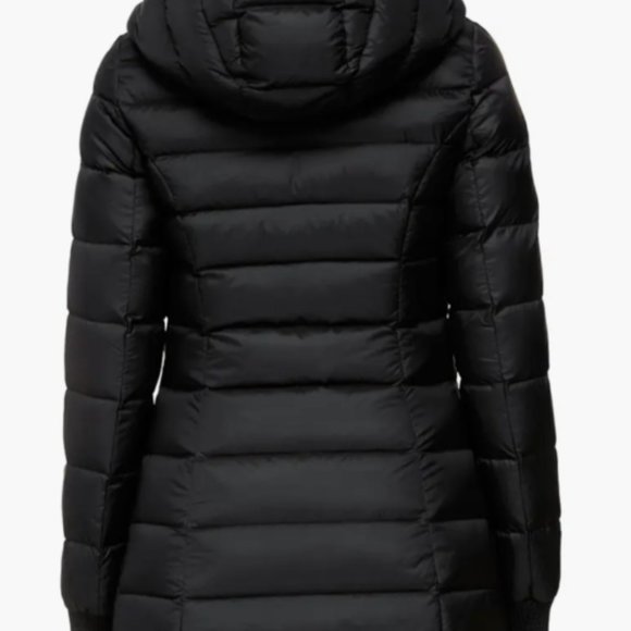 Soia & Kyo Black Hooded Down Puffer Coat Size XL - Picture 2 of 7